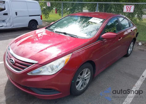 2014 Hyundai Sonata Gls from USA, damaged, VIN 5NPEB4AC5EH842293